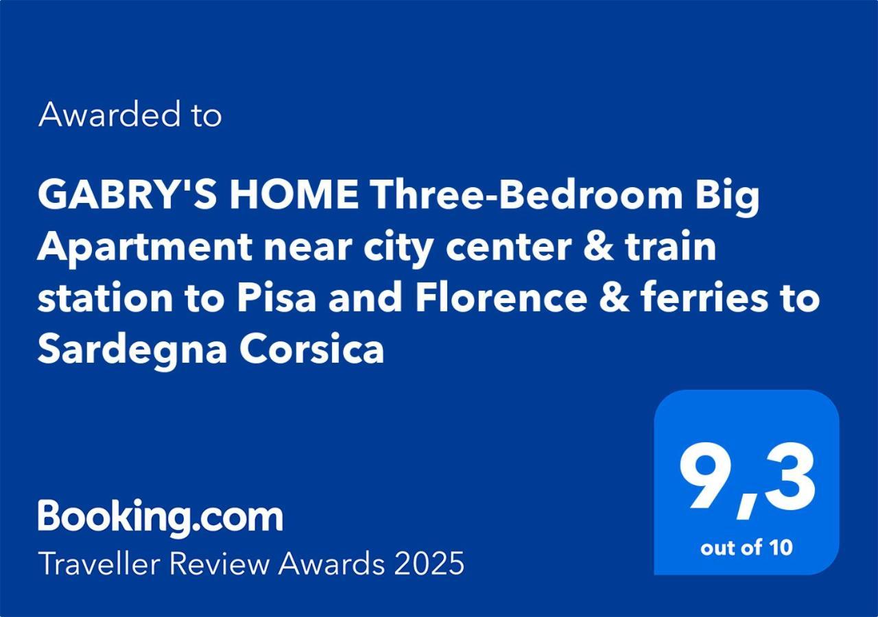 Gabry'S Home Three-Bedroom Big Apartment Near City Center & Train Station To Pisa And Florence & Ferries To Sardegna Corsica Livorno Esterno foto